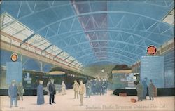 Southern Pacific Terminus at Pier Postcard