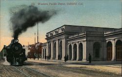 Western Pacific Depot Postcard