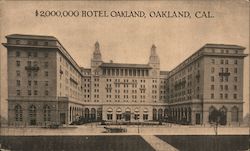$2,000,000 Hotel Oakland Postcard