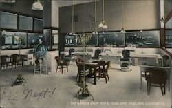 The Barber Shop, Hotel Oakland California Postcard Postcard Postcard