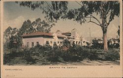 Santa Fe Depot Postcard