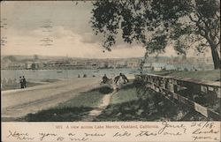 A view across Lake Merritt Oakland, CA Postcard Postcard Postcard
