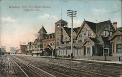 Broadway from Key Route Station Postcard