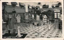 Roof Garden Sports Shop, H.C. Capwell Company Postcard