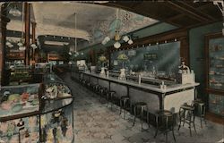 One of the largest soda fountains in the Pacific East. Lehnhardt's Oakland, Cal Postcard