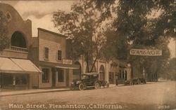 Main Street Pleasanton, CA Postcard Postcard Postcard