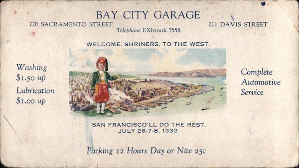 Bay City Garage San Francisco California