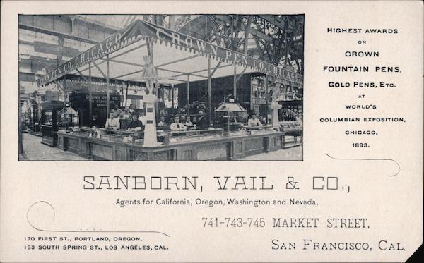 Sanborn, Vail & Company San Francisco California