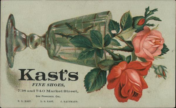 Kast's Fine Shoes, 738 and 740 Market Street San Francisco California