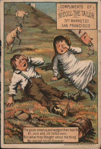 Nicoll the Tailor - Jack and Jill San Francisco California