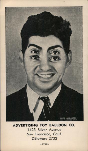 Advertising Toy Balloon Co. San Francisco California