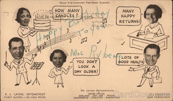 E.L. Laisne, Optometrist San Francisco California