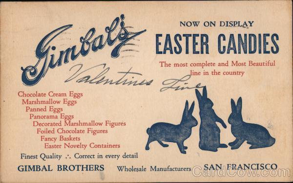 Gimbal's Brothers Wholesale Candy San Francisco California