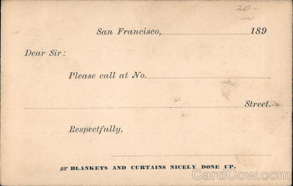 Albert F. Cordes, San Francisco Laundry California