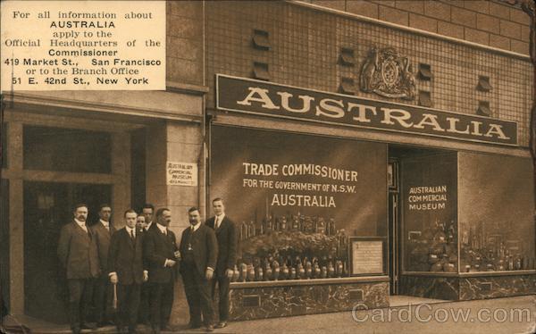 Australia Trade Commissioner San Francisco California