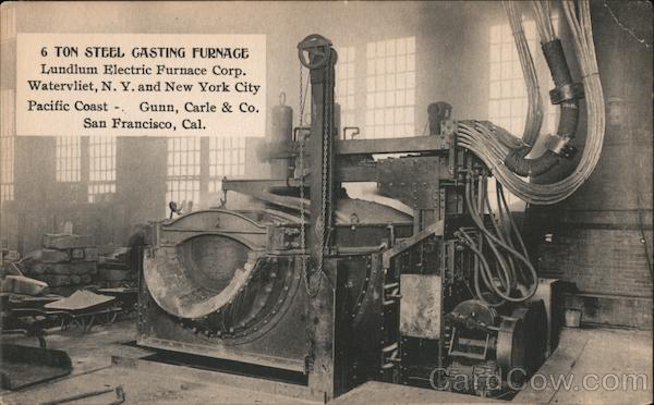 6 Ton Steel Gasting Furnace San Francisco California