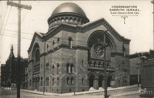 Congregation, Sherith Israel Synagogue San Francisco California