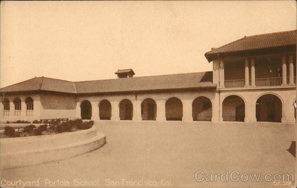 Courtyard Portola School San Francisco California