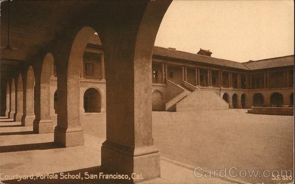 Courtyard, Portola School San Francisco California
