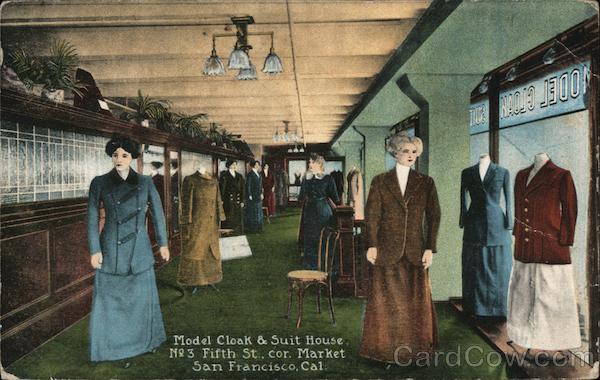 Model Cloak & Suit house San Francisco California