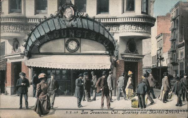 Kearney and Market Streets San Francisco California