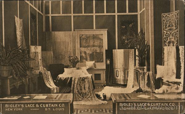Bigley's Lace & Curtain Company Exhibit San Francisco California