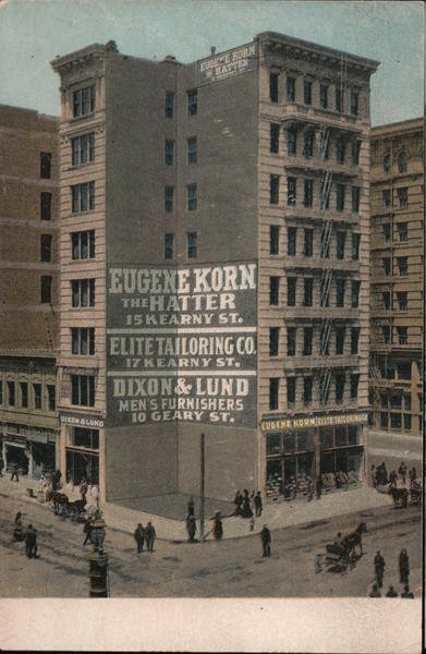 Eugene Korn the Hatter San Francisco California