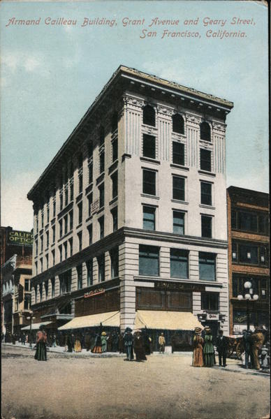 Armand Cailleau Building Grant Avenue and Geary Street San Francisco California