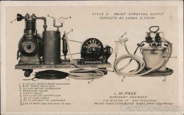 L.M. Page, Merchant Engineer San Francisco California