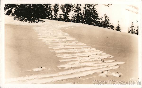 Ski Slope - Skate & Ski Fashion Show Advert. San Francisco California