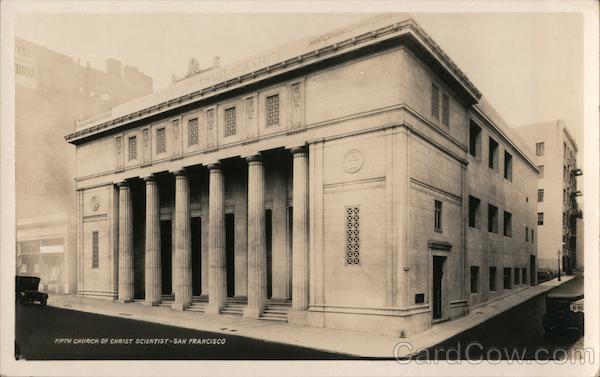 Fifth Church of Christ Scientist San Francisco California