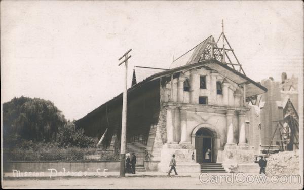 Mission Dolores after Earthquake San Francisco California