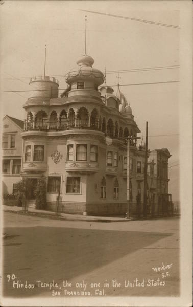 Vedanta Society Old Hindu Temple San Francisco California