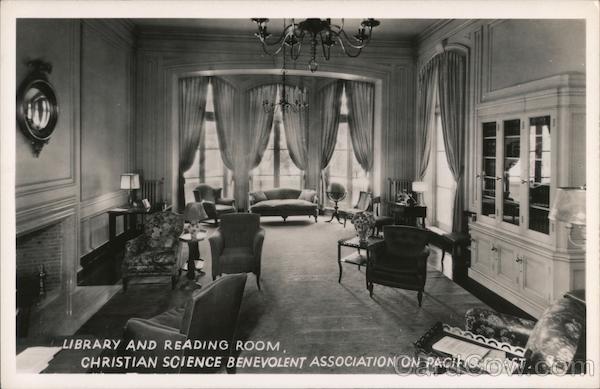 Library and Reading Room, Christian Science Benevolent Association on Pacific Coast San Francisco California