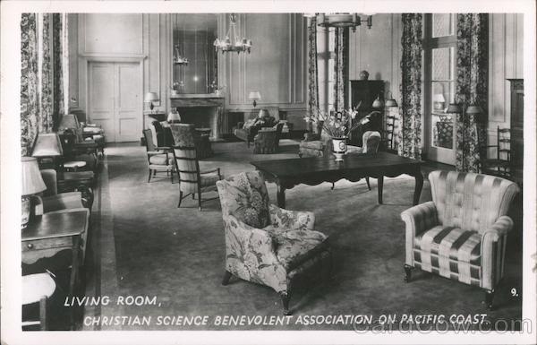 Living Room, Christian Science Benevolent Association on Pacific Coast San Francisco California