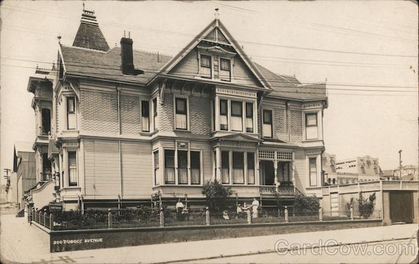 Dr. Lillian Koerber's Sanitarium, 200 Duboce Avenue San Francisco, CA Postcard