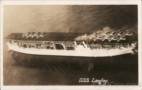 U.S.S. Langley, Navy's First Aircraft Carrier Ships
