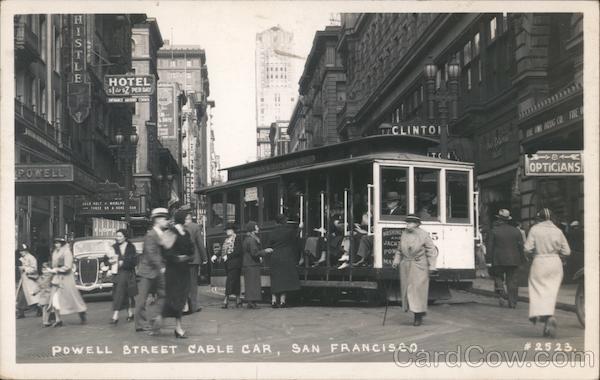 Powell Street Cable Car San Francisco California