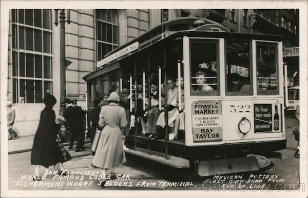 World Famous Cable Car San Francisco California