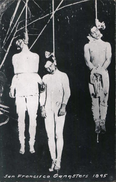 Lynching San Francisco Gangsters 1920 Santa Rosa California