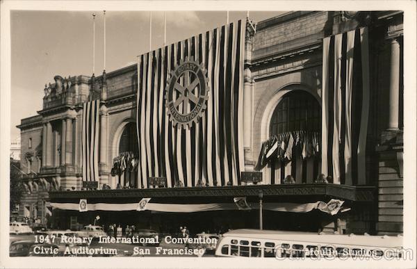 1947 Rotary International Convention Civic Auditorium San Francisco California