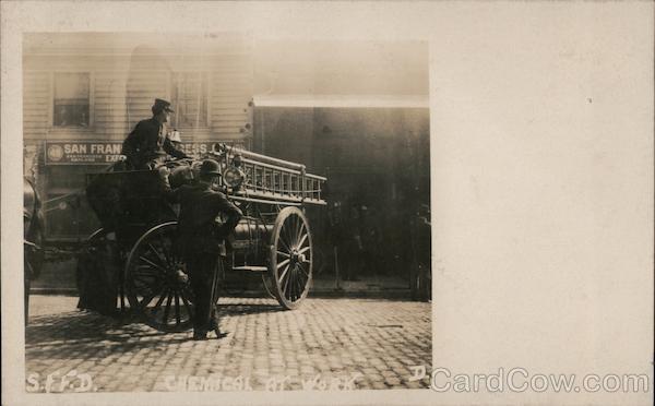 Rare San Francisco Fire Deparment Chemical at Work California