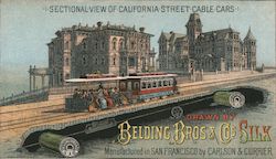 Rare Belding Bros. & Cos. Silk San Francisco, CA Trade Card Trade Card Trade Card