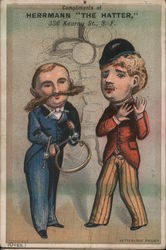 Herrman "The Hatter" San Francisco, CA Trade Card Trade Card Trade Card