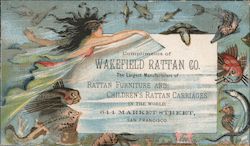 Wakefield Rattan Co. San Francisco, CA Trade Card Trade Card Trade Card