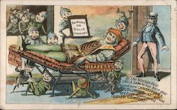 Christopher Columbus on Adjustable Sofa, Burr Folding Bed Company Trade Card