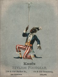 Kast's Stylish Footgear San Francisco, CA Trade Card Trade Card Trade Card