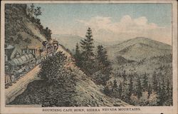 Rounding Cafe horn, Sierra Nevada Mountains Trade Card