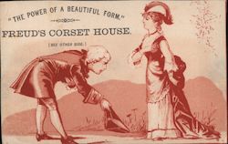 Freud's Corset House San Francisco, CA Trade Card Trade Card Trade Card