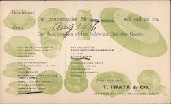 T. Iwata & Co. Postcard